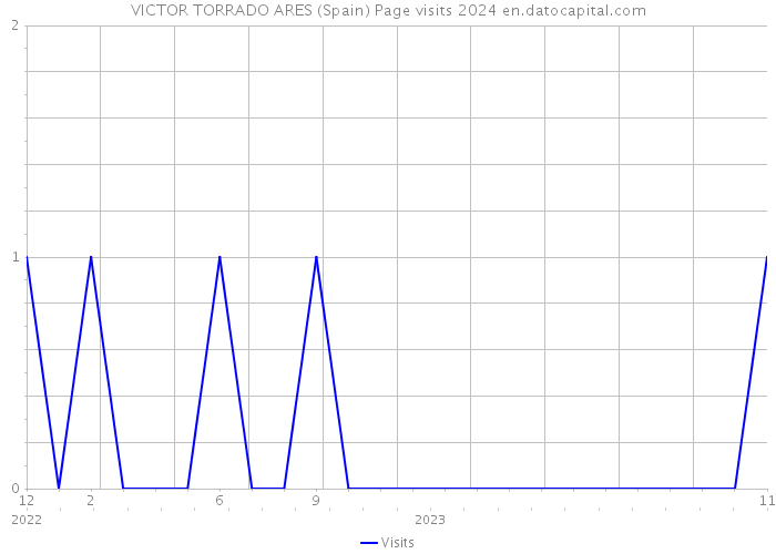 VICTOR TORRADO ARES (Spain) Page visits 2024 