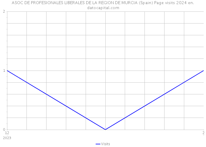 ASOC DE PROFESIONALES LIBERALES DE LA REGION DE MURCIA (Spain) Page visits 2024 