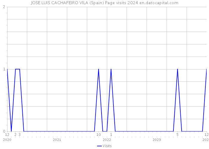 JOSE LUIS CACHAFEIRO VILA (Spain) Page visits 2024 