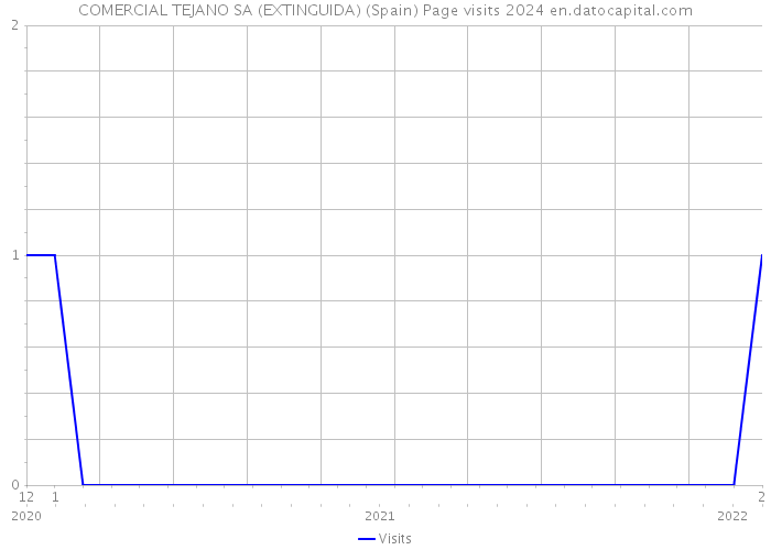 COMERCIAL TEJANO SA (EXTINGUIDA) (Spain) Page visits 2024 