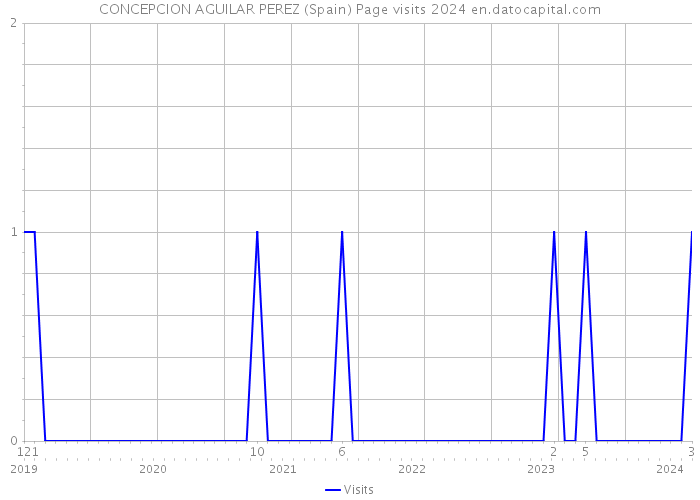 CONCEPCION AGUILAR PEREZ (Spain) Page visits 2024 