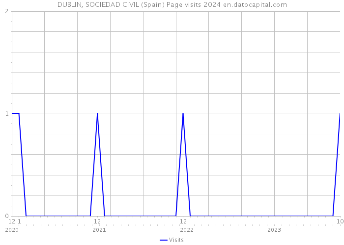 DUBLIN, SOCIEDAD CIVIL (Spain) Page visits 2024 