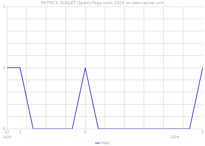 PATRICK GUILLET (Spain) Page visits 2024 