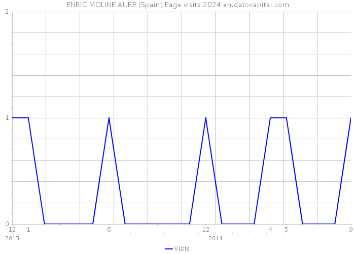 ENRIC MOLINE AURE (Spain) Page visits 2024 