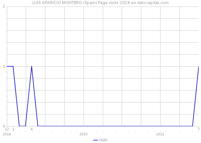 LUIS APARICIO MONTERO (Spain) Page visits 2024 