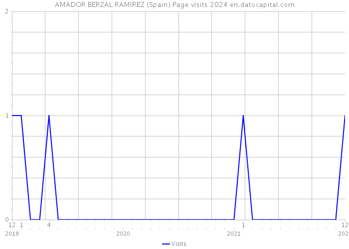 AMADOR BERZAL RAMIREZ (Spain) Page visits 2024 