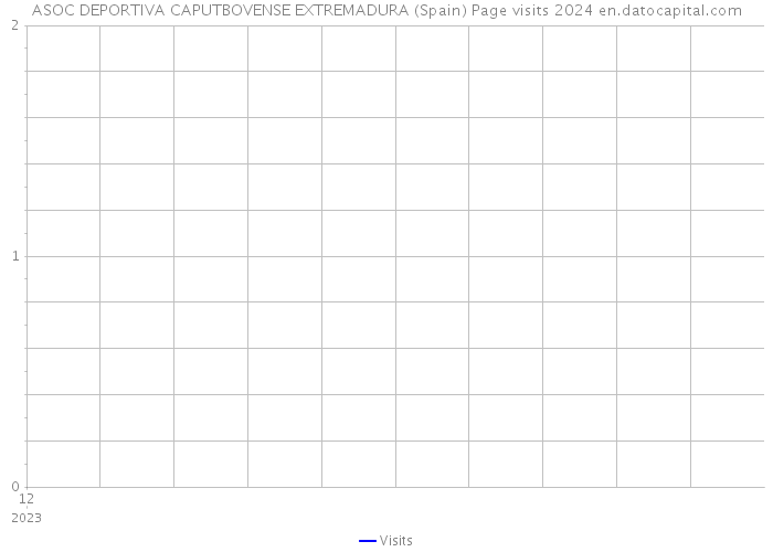 ASOC DEPORTIVA CAPUTBOVENSE EXTREMADURA (Spain) Page visits 2024 