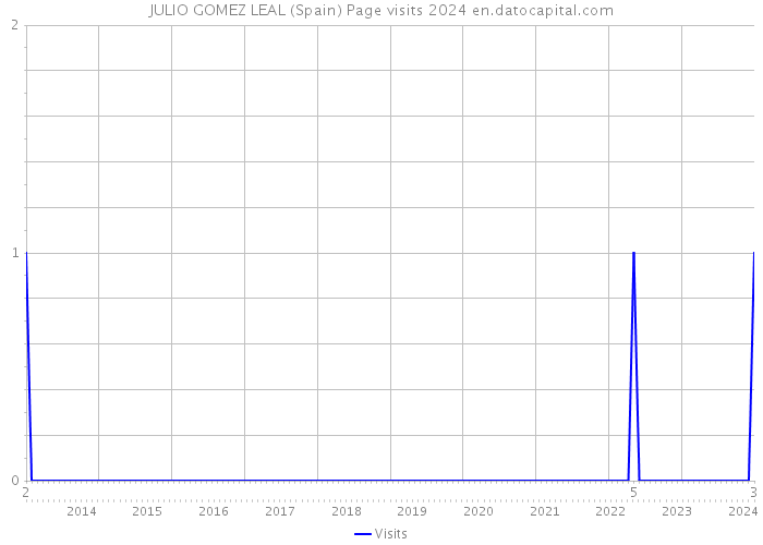 JULIO GOMEZ LEAL (Spain) Page visits 2024 