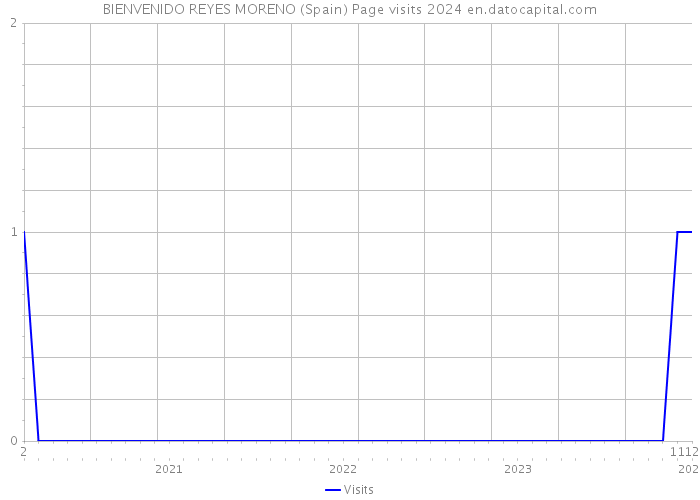 BIENVENIDO REYES MORENO (Spain) Page visits 2024 