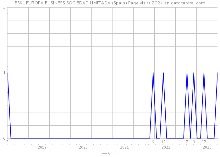 BSKL EUROPA BUSINESS SOCIEDAD LIMITADA (Spain) Page visits 2024 