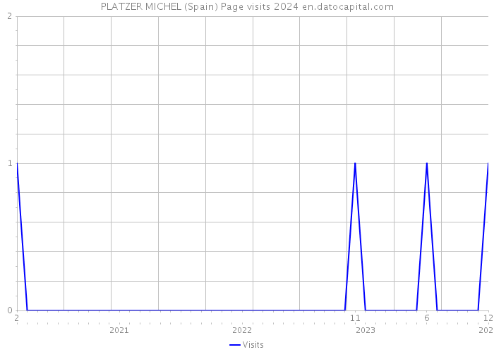 PLATZER MICHEL (Spain) Page visits 2024 