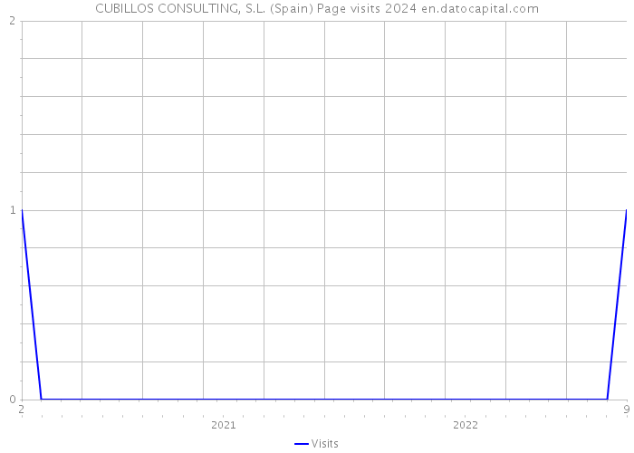 CUBILLOS CONSULTING, S.L. (Spain) Page visits 2024 