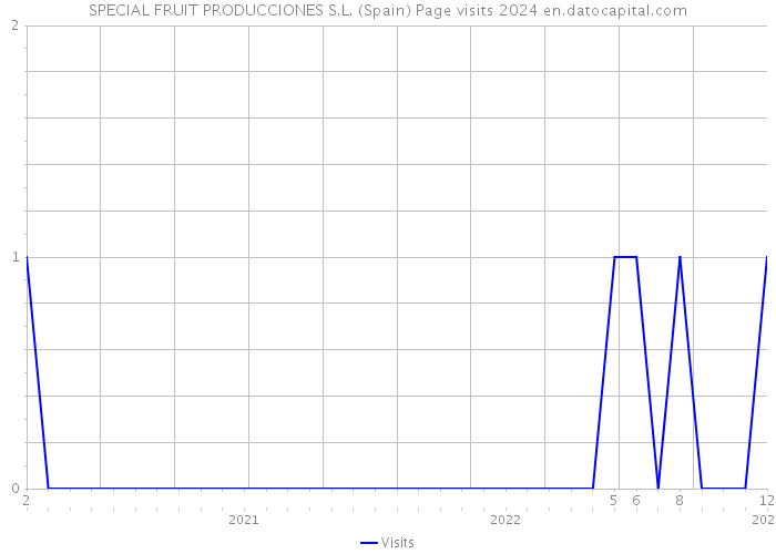 SPECIAL FRUIT PRODUCCIONES S.L. (Spain) Page visits 2024 