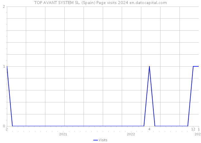 TOP AVANT SYSTEM SL. (Spain) Page visits 2024 