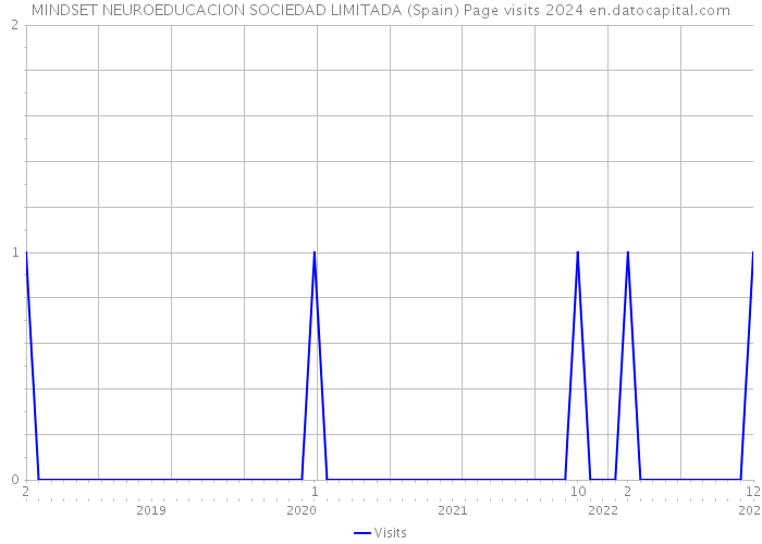 MINDSET NEUROEDUCACION SOCIEDAD LIMITADA (Spain) Page visits 2024 