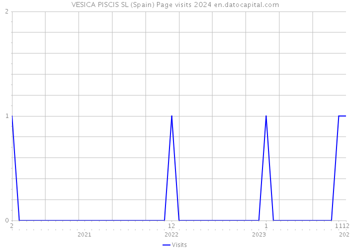 VESICA PISCIS SL (Spain) Page visits 2024 