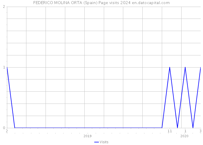 FEDERICO MOLINA ORTA (Spain) Page visits 2024 