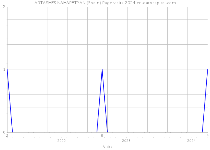 ARTASHES NAHAPETYAN (Spain) Page visits 2024 