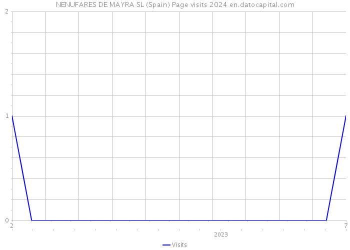 NENUFARES DE MAYRA SL (Spain) Page visits 2024 
