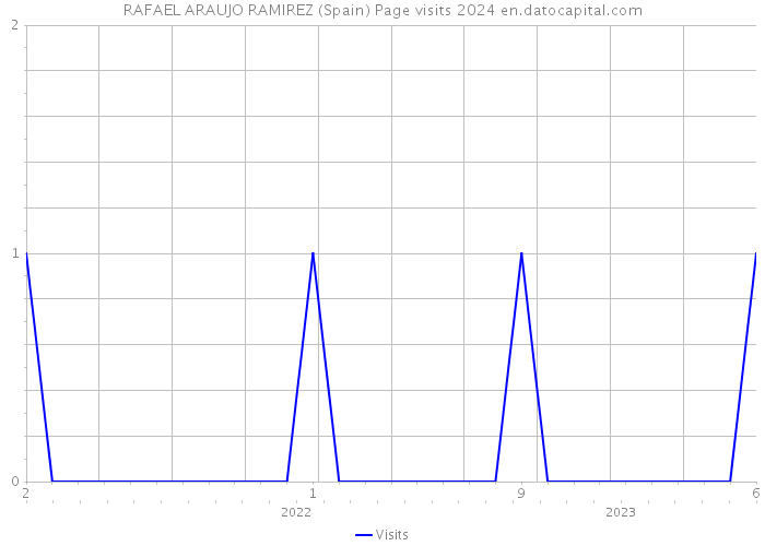 RAFAEL ARAUJO RAMIREZ (Spain) Page visits 2024 