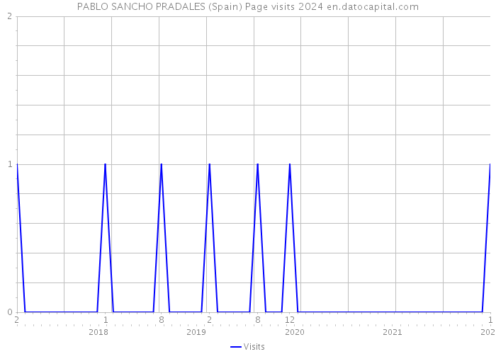 PABLO SANCHO PRADALES (Spain) Page visits 2024 