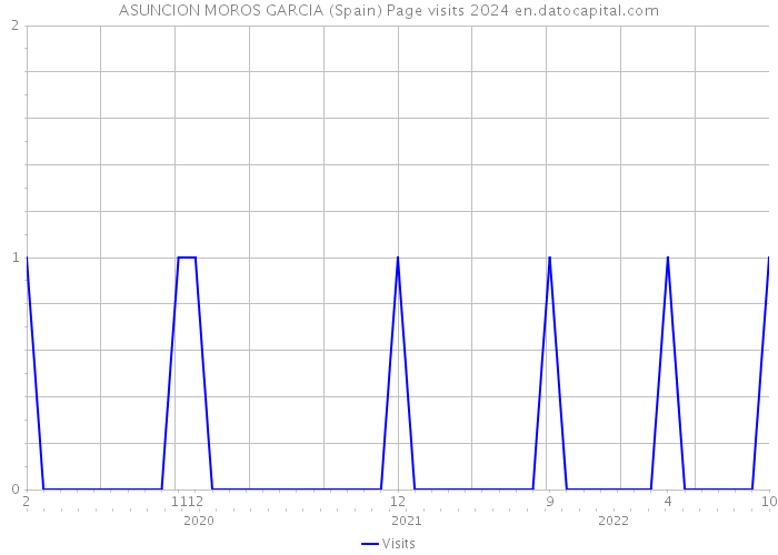 ASUNCION MOROS GARCIA (Spain) Page visits 2024 