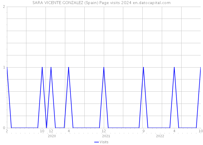 SARA VICENTE GONZALEZ (Spain) Page visits 2024 