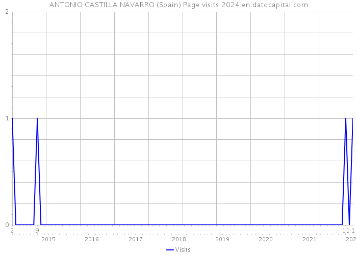 ANTONIO CASTILLA NAVARRO (Spain) Page visits 2024 