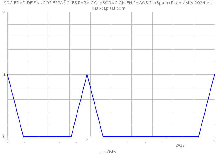 SOCIEDAD DE BANCOS ESPAÑOLES PARA COLABORACION EN PAGOS SL (Spain) Page visits 2024 