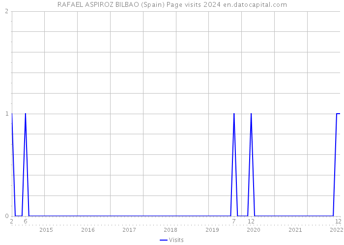 RAFAEL ASPIROZ BILBAO (Spain) Page visits 2024 
