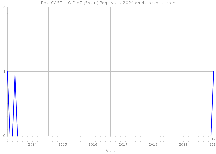 PAU CASTILLO DIAZ (Spain) Page visits 2024 