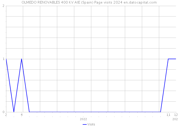 OLMEDO RENOVABLES 400 KV AIE (Spain) Page visits 2024 