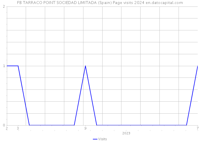 FB TARRACO POINT SOCIEDAD LIMITADA (Spain) Page visits 2024 