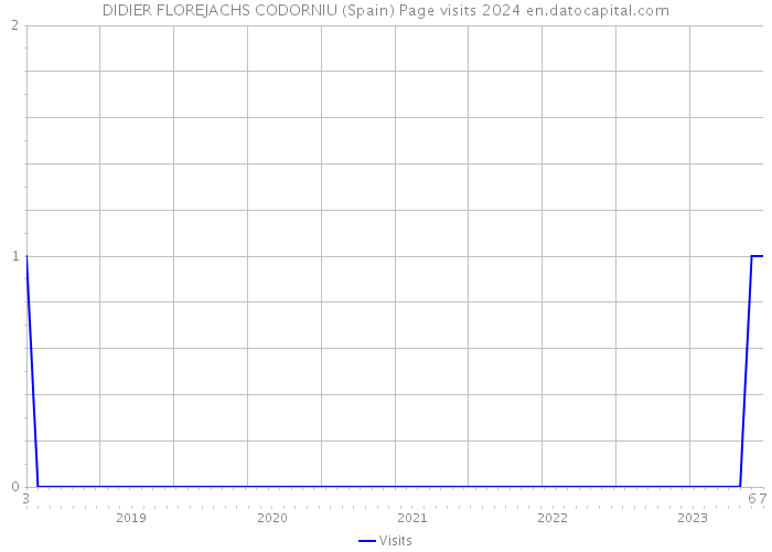DIDIER FLOREJACHS CODORNIU (Spain) Page visits 2024 