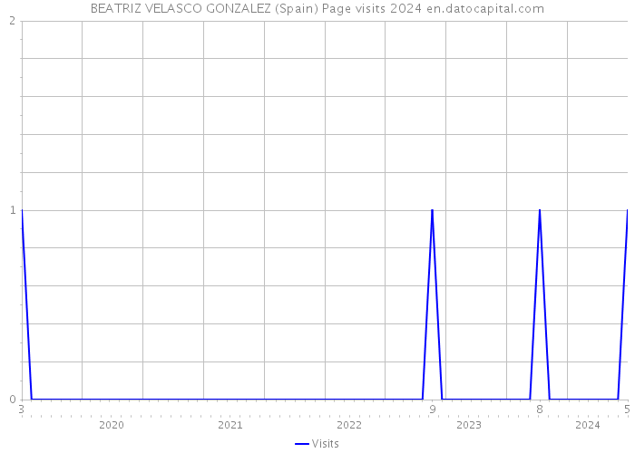 BEATRIZ VELASCO GONZALEZ (Spain) Page visits 2024 