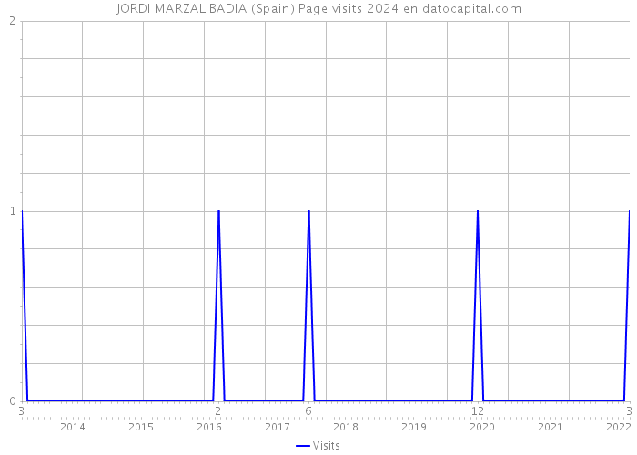 JORDI MARZAL BADIA (Spain) Page visits 2024 