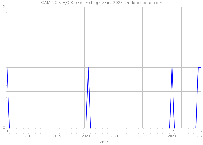 CAMINO VIEJO SL (Spain) Page visits 2024 