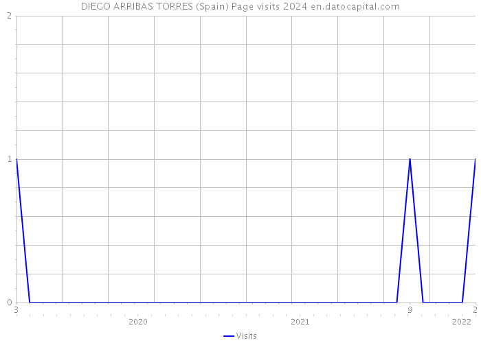 DIEGO ARRIBAS TORRES (Spain) Page visits 2024 
