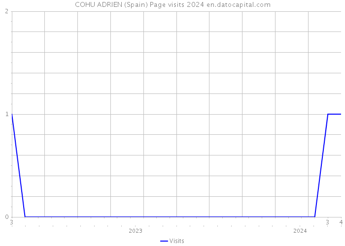 COHU ADRIEN (Spain) Page visits 2024 