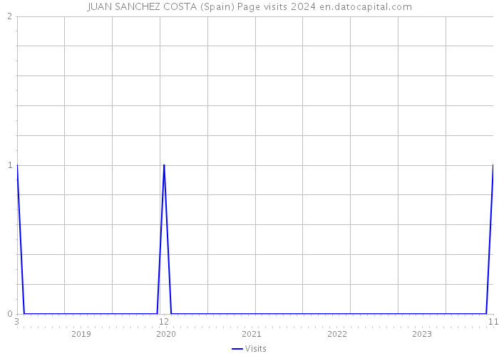 JUAN SANCHEZ COSTA (Spain) Page visits 2024 