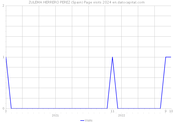 ZULEMA HERRERO PEREZ (Spain) Page visits 2024 