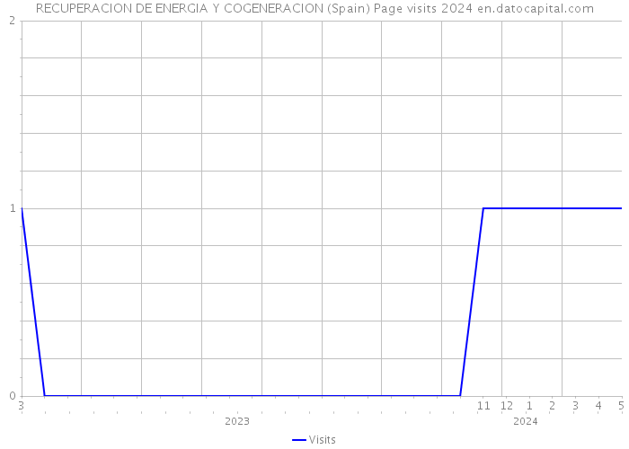RECUPERACION DE ENERGIA Y COGENERACION (Spain) Page visits 2024 