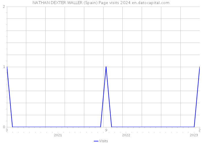 NATHAN DEXTER WALLER (Spain) Page visits 2024 
