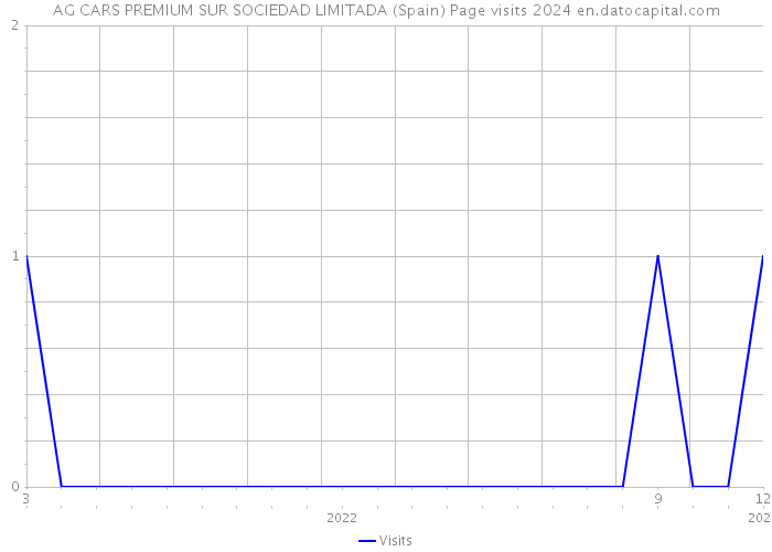 AG CARS PREMIUM SUR SOCIEDAD LIMITADA (Spain) Page visits 2024 