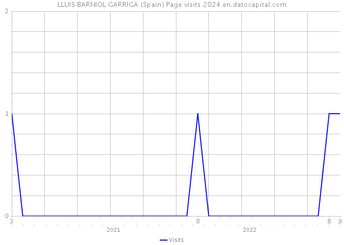 LLUIS BARNIOL GARRIGA (Spain) Page visits 2024 