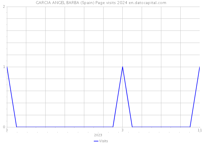 GARCIA ANGEL BARBA (Spain) Page visits 2024 