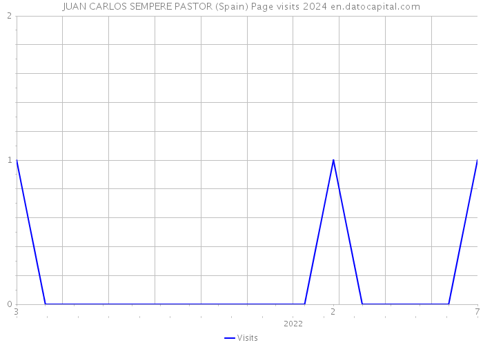 JUAN CARLOS SEMPERE PASTOR (Spain) Page visits 2024 