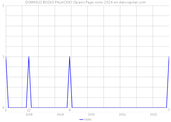 DOMINGO BOZAS PALACINO (Spain) Page visits 2024 