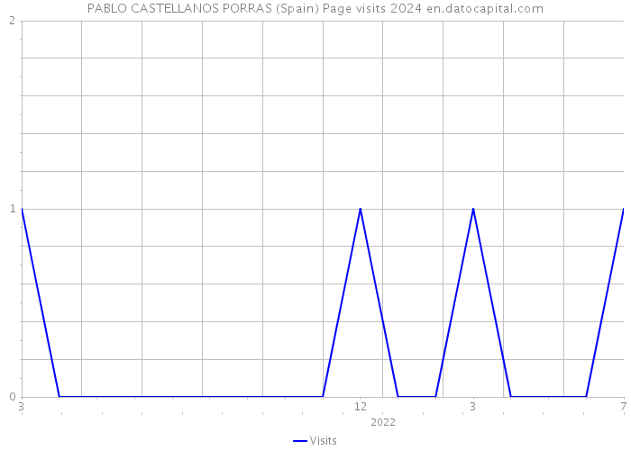 PABLO CASTELLANOS PORRAS (Spain) Page visits 2024 