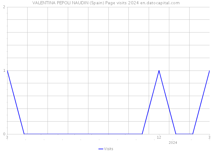 VALENTINA PEPOLI NAUDIN (Spain) Page visits 2024 